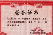钦州乒乓球冠军的辉煌历程（纵览钦州乒乓球冠军的荣耀之路）