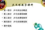 乒乓球大纲考核细则（全面了解乒乓球大纲考核，迈向技能的新高度）